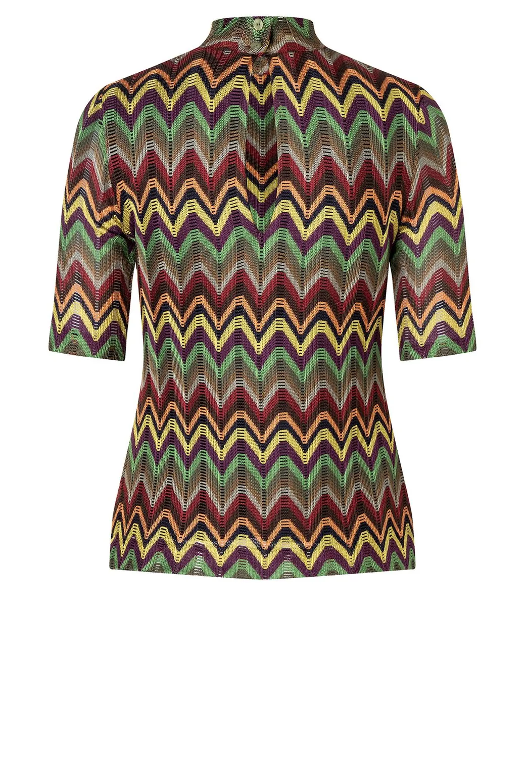 Ana Alcazar Sulara top maglia traforato zigzag