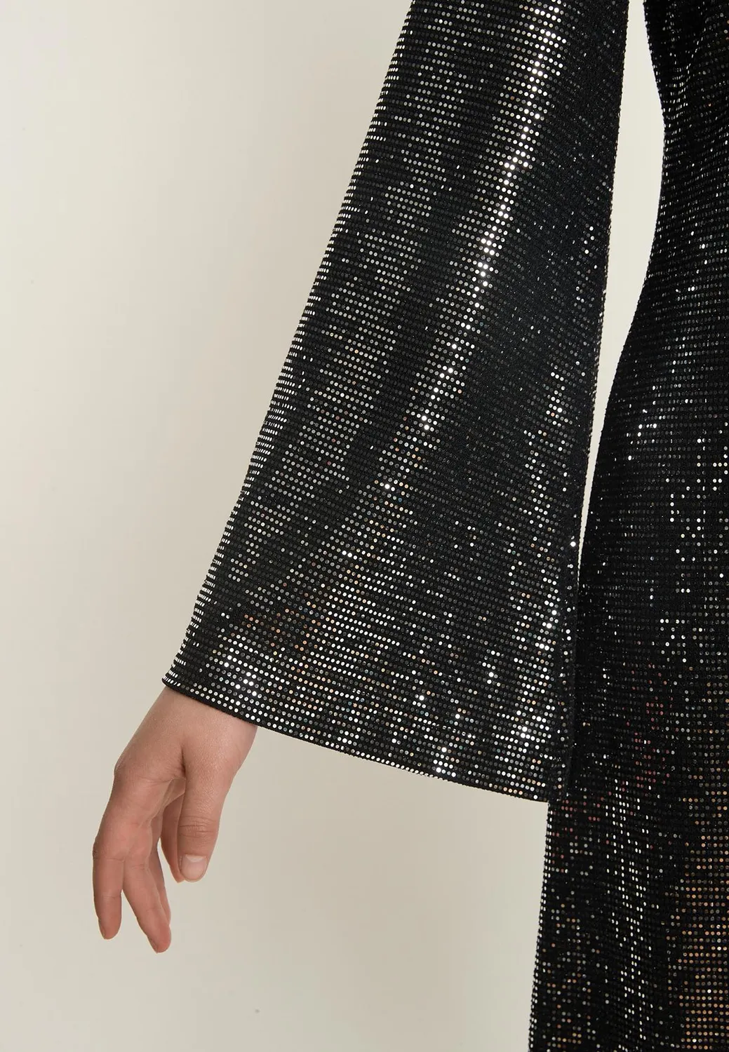 Ana Alcazar Ofiana abito paillettes argento