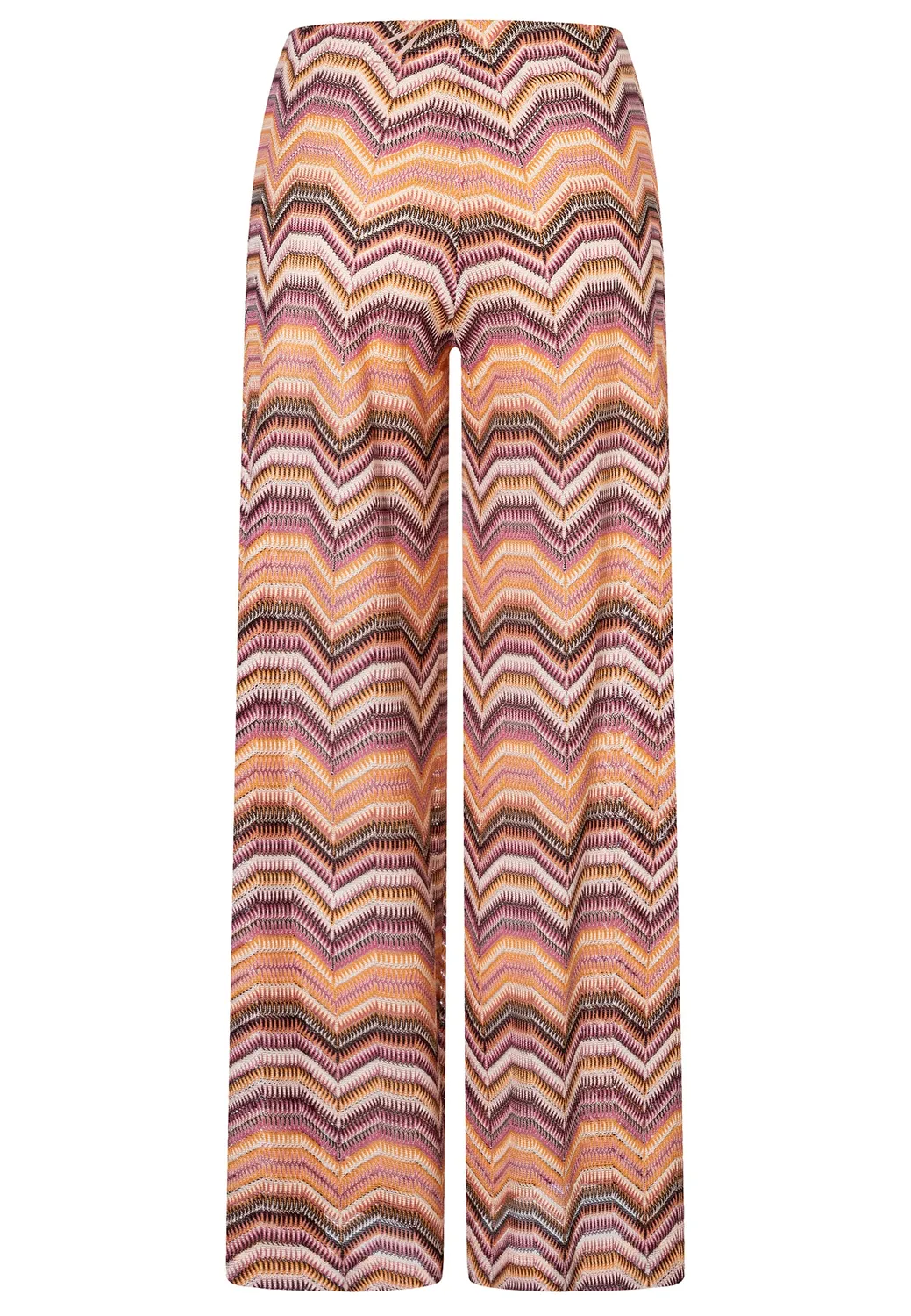 Ana Alcazar Doral pantaloni larghi maglia arancione rosa