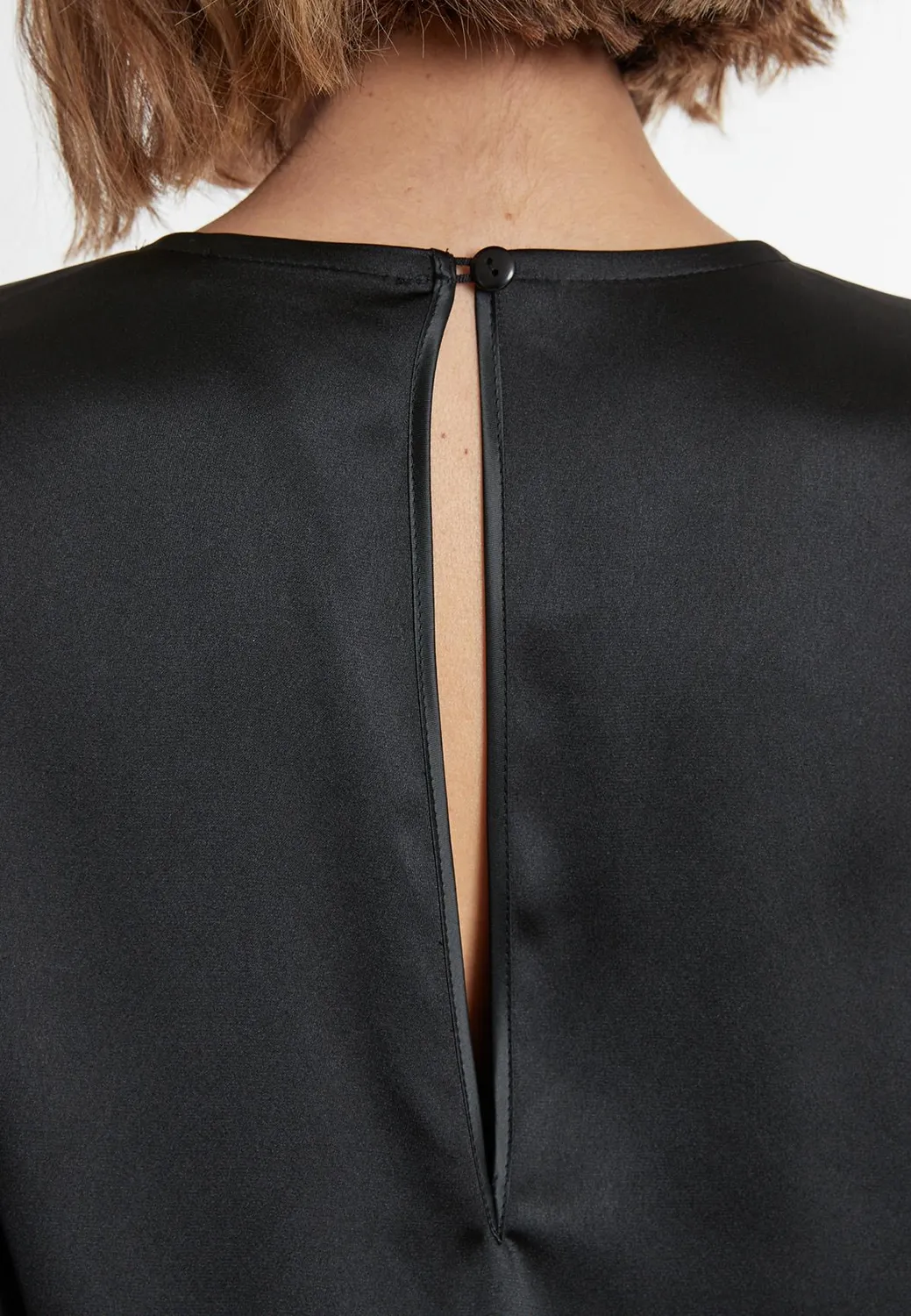 Ana Alcazar Sammy abito corto nero lurex