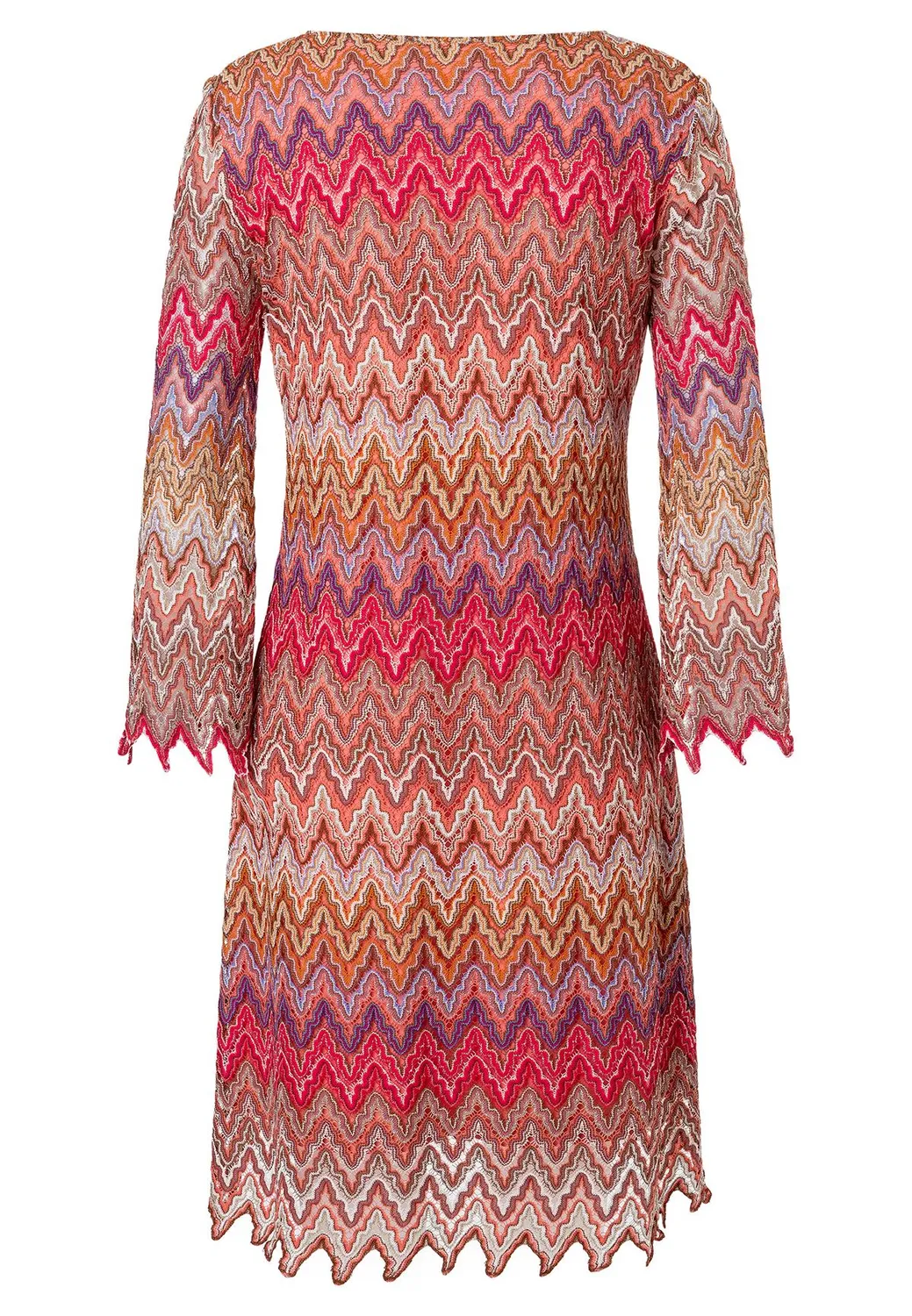 Ana Alcazar Zanisa tunica maglia rossa zigzag