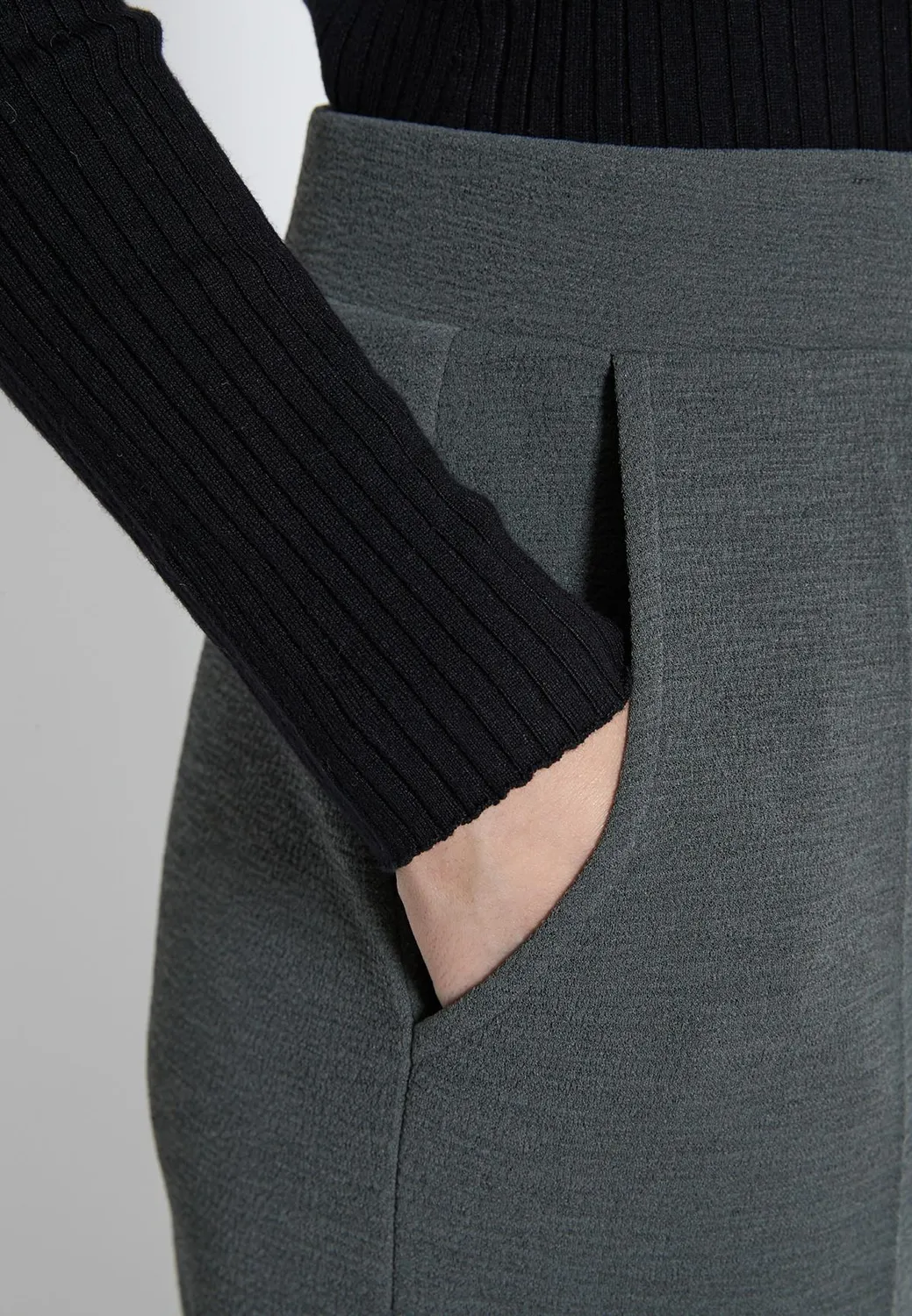 Ana Alcazar Hapase pantaloni palazzo grigi Marlene
