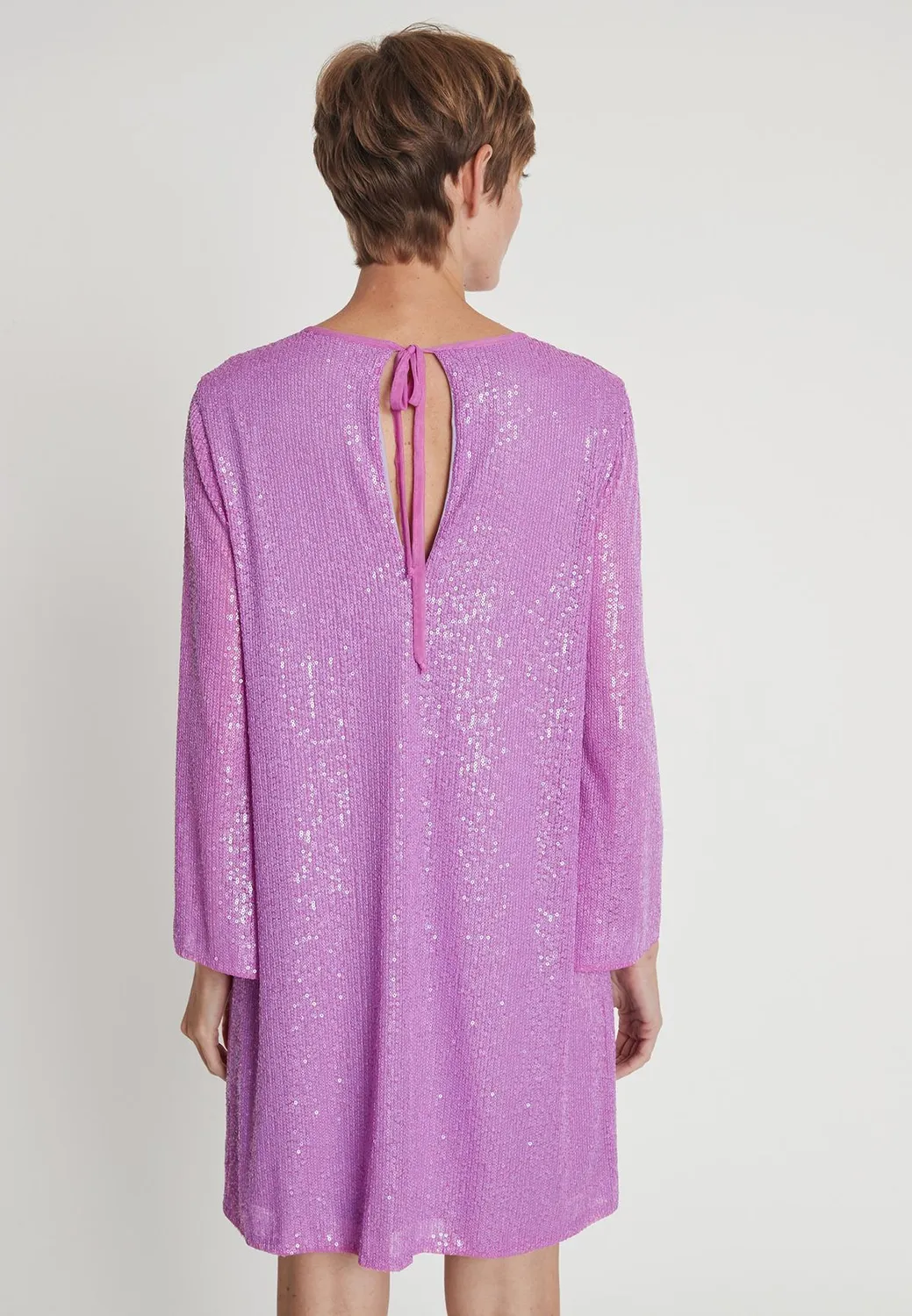 Ana Alcazar Labya abito paillettes corto