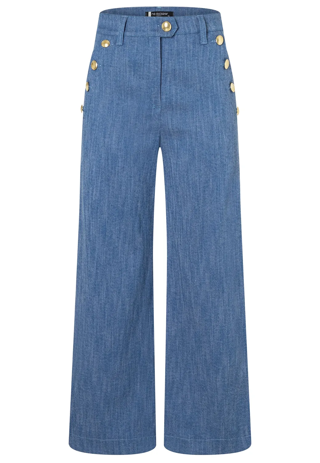 Ana Alcazar Dizli pantaloni cropped denim vita alta