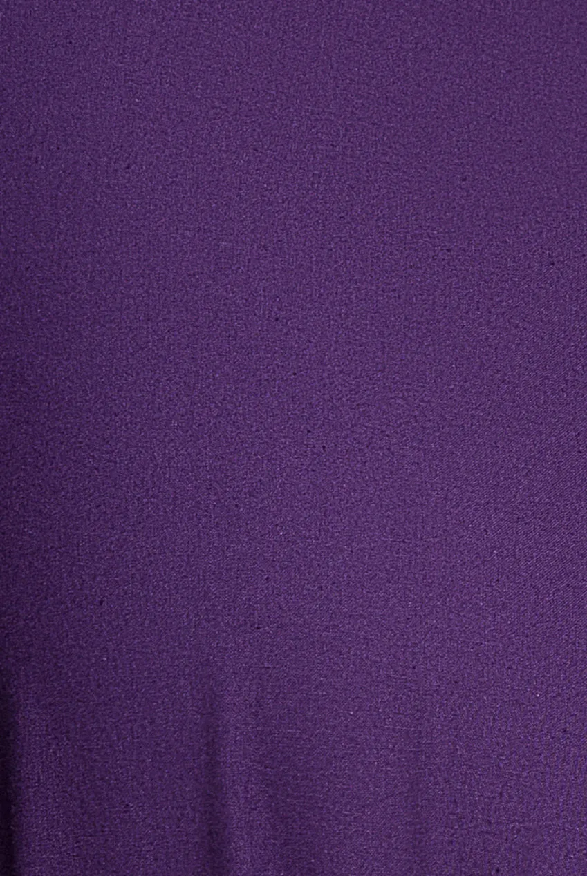 Goddiva Tiered Shirt abito midi viola con cintura