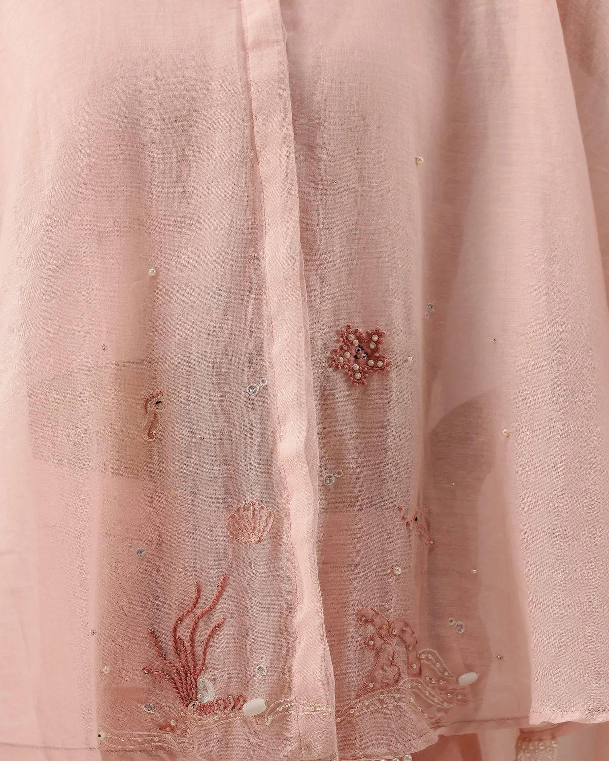 Our Dve Golden Dune Top Tube Top Completo rosa palazzo lino