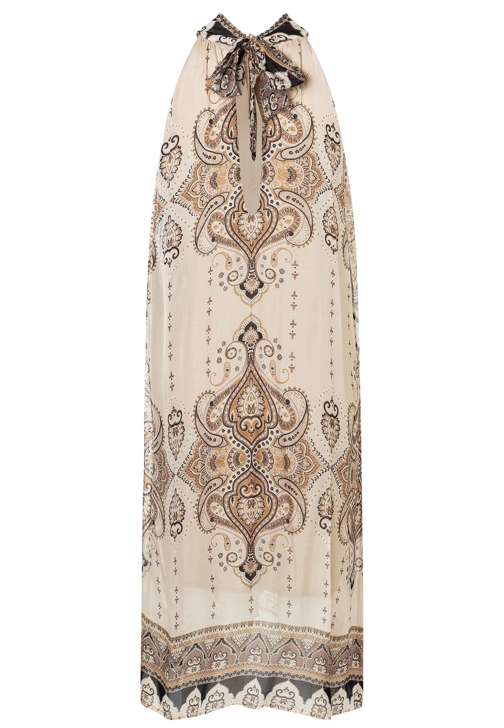 Ana Alcazar Deani abito midi fantasia paisley