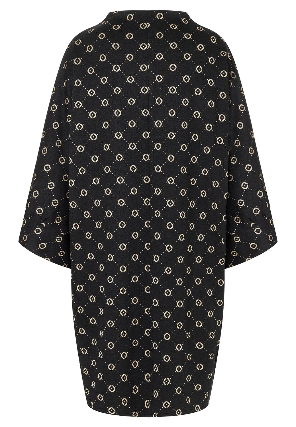 Ana Alcazar Area abito oversize nero oro