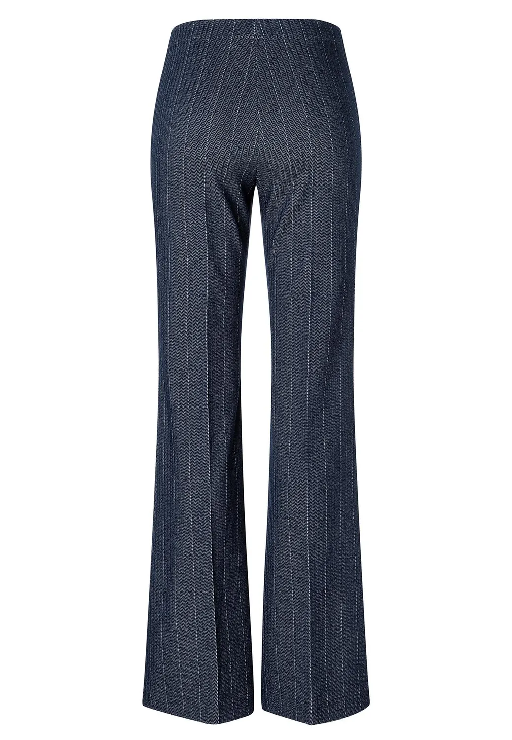 Ana Alcazar Apori pantaloni svasati taglie 34-44 gessato blu
