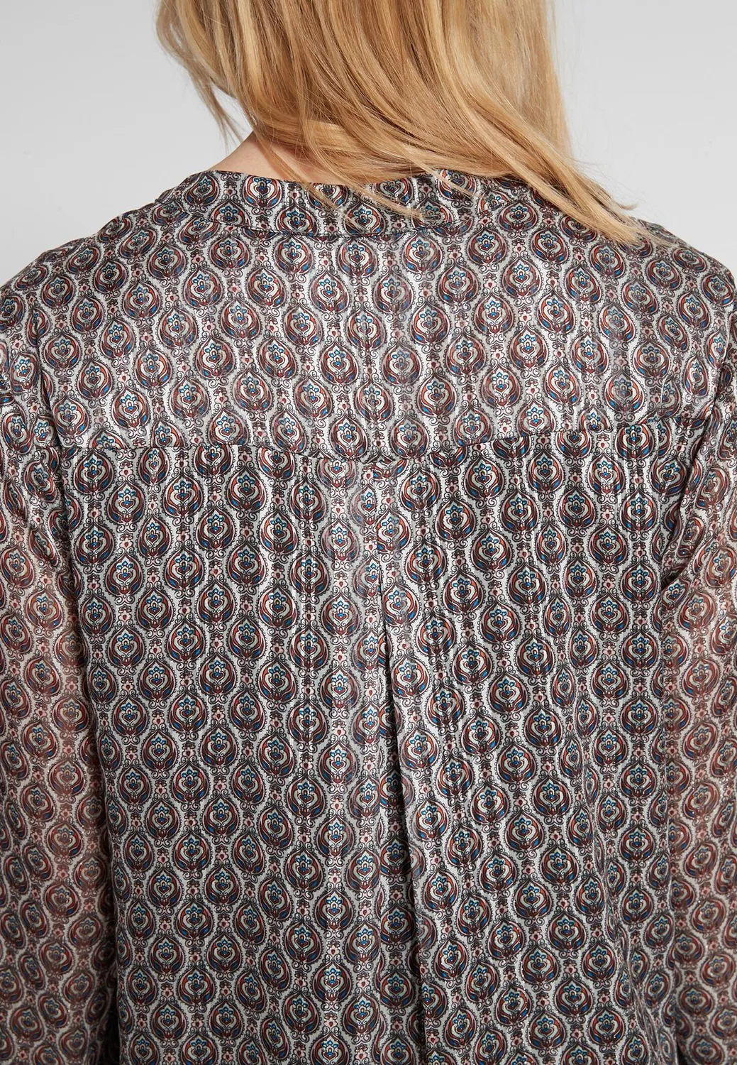 Ana Alcazar Hadea abito camicia fantasia corto