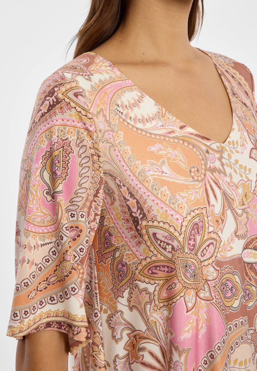 Ana Alcazar Dhorn Vestito Jersey Paisley Rosa