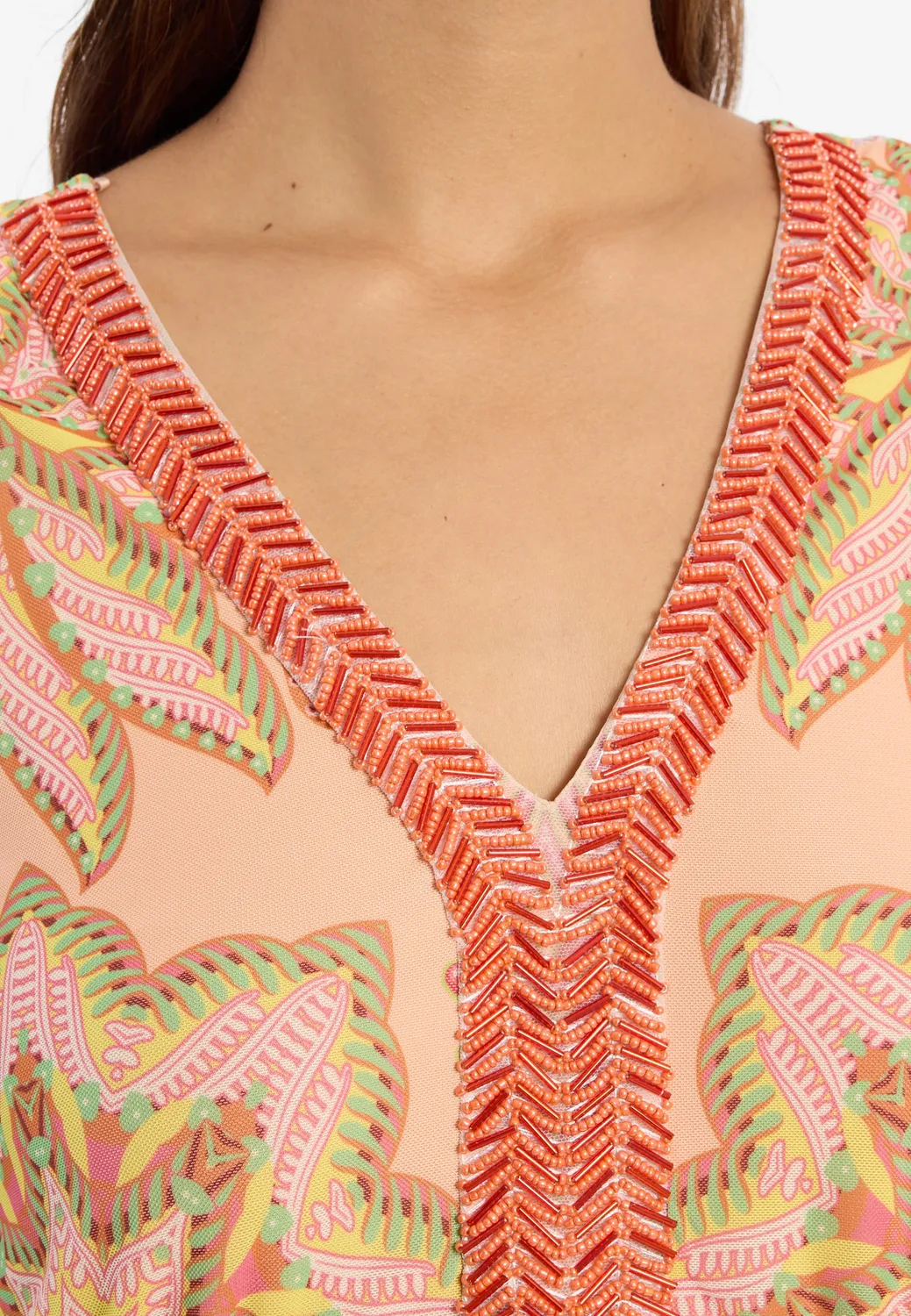 Ana Alcazar Deria maxi abito floreale paillettes