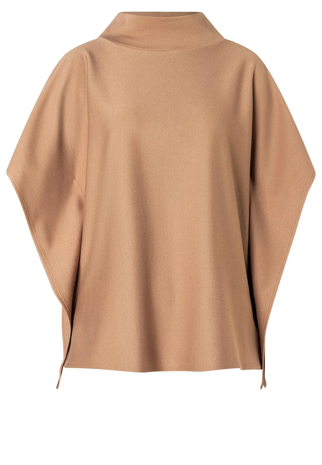 Ana Alcazar Akora top beige scollo a barca