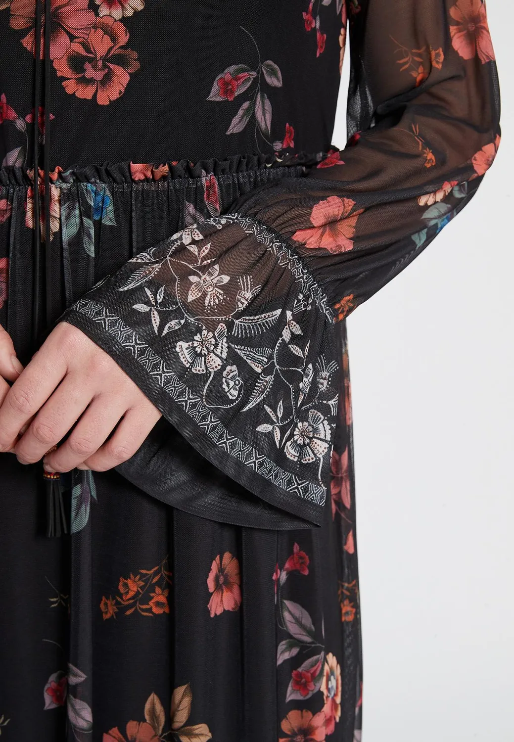 Ana Alcazar Hiaki abito maxi floreale