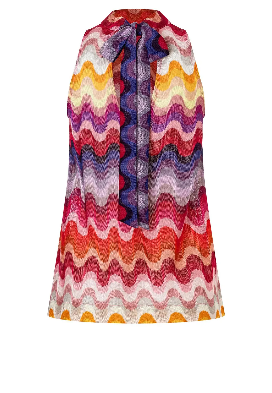 Ana Alcazar Piwya top in maglia traforata fantasia