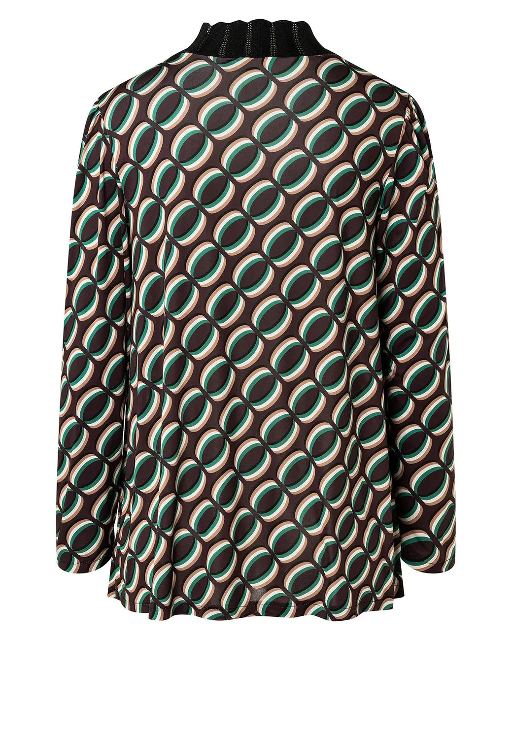Ana Alcazar Hiofea camicia fantasia collo alto