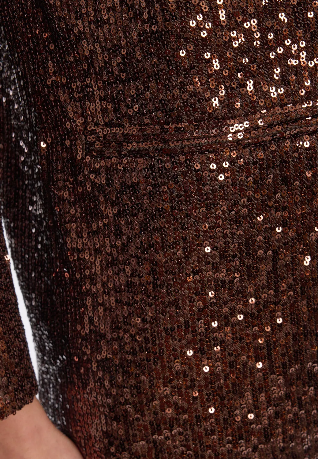 Ana Alcazar Eloberta blazer paillettes bronzo
