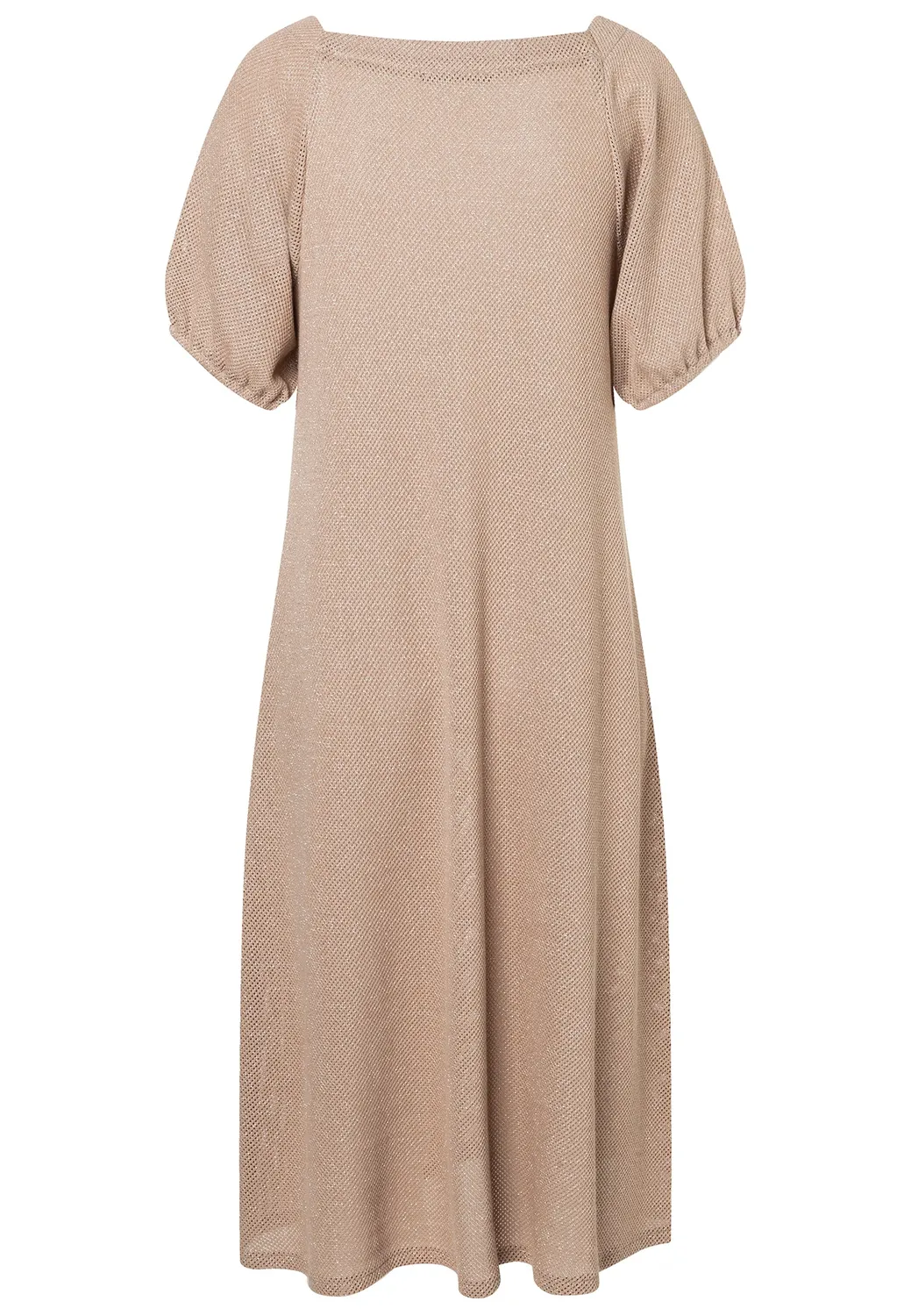 Ana Alcazar Daria abito midi maglia beige oversize