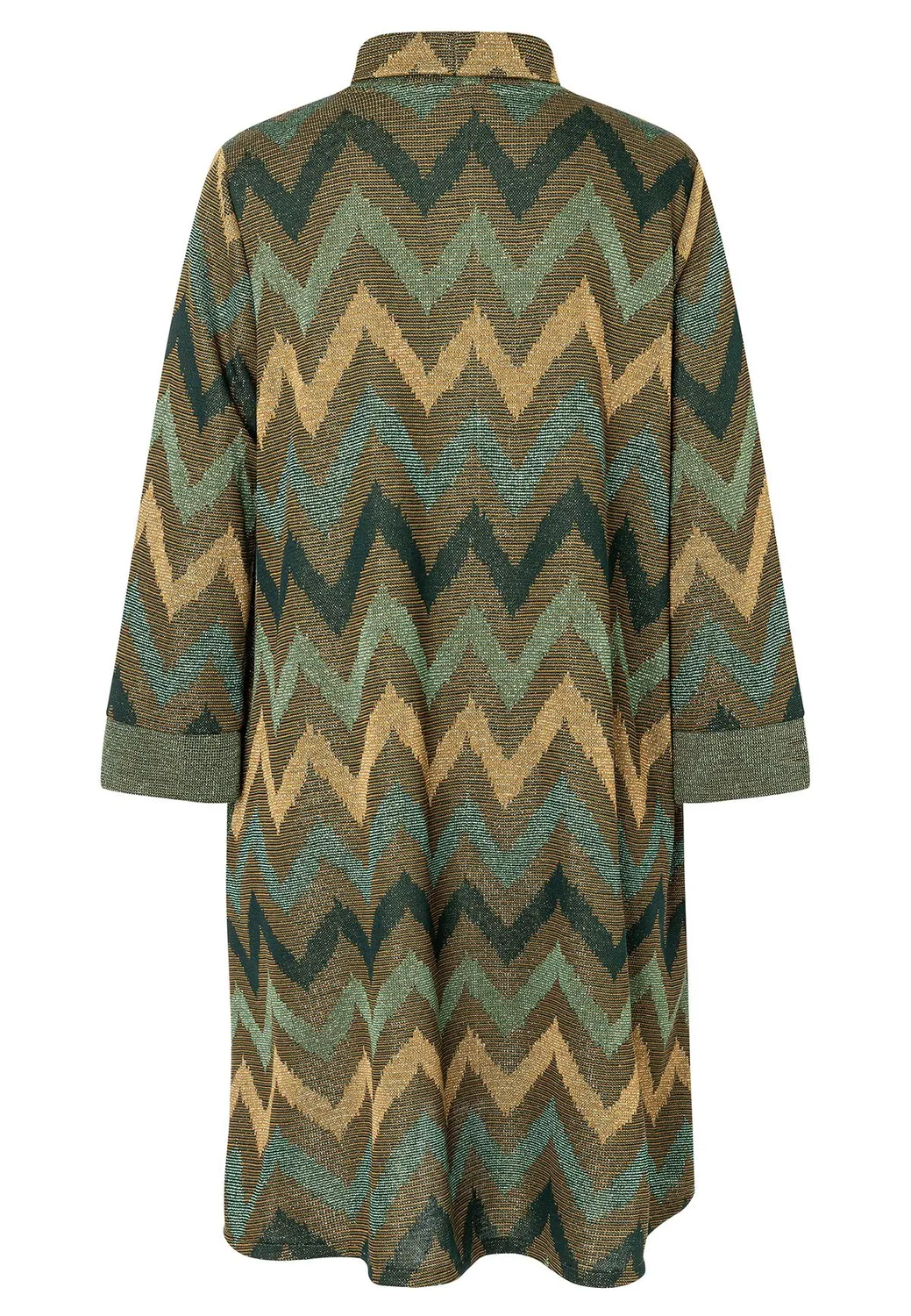 Ana Alcazar Avera abito lurex verde dolcevita