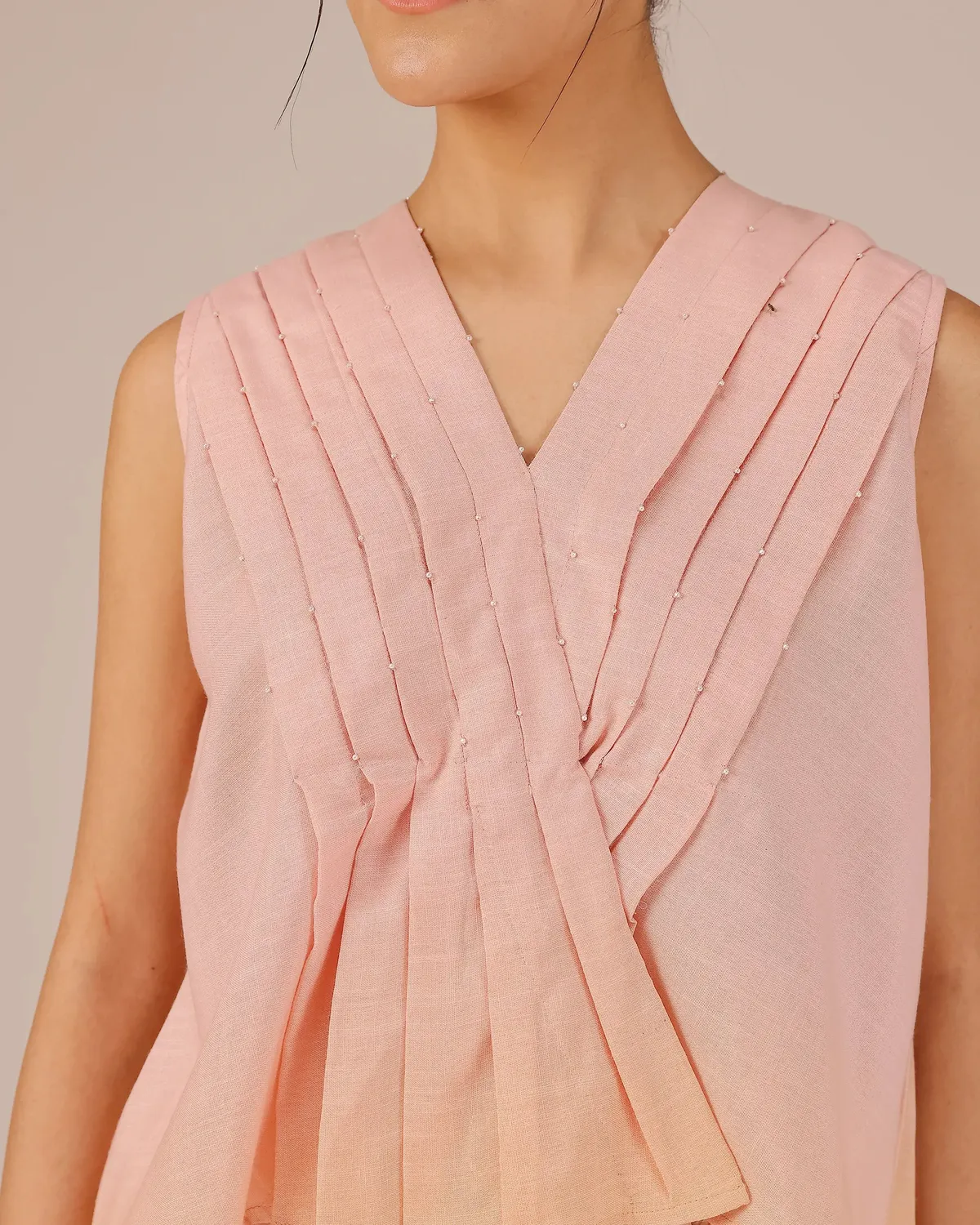 Our Dve Berry Breeze completo rosa giallo lino