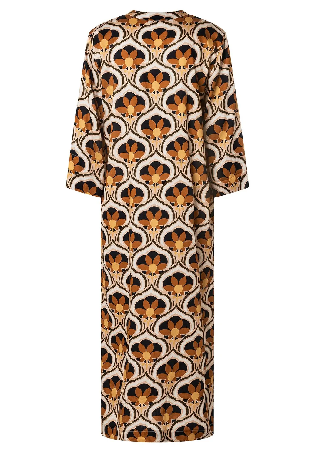 Ana Alcazar Kagea Abito Camicia Midi Marrone