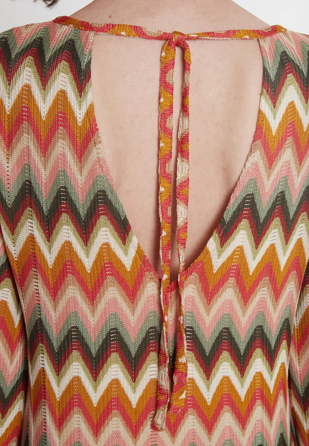 Ana Alcazar Poema abito maglia corto maniche 3/4