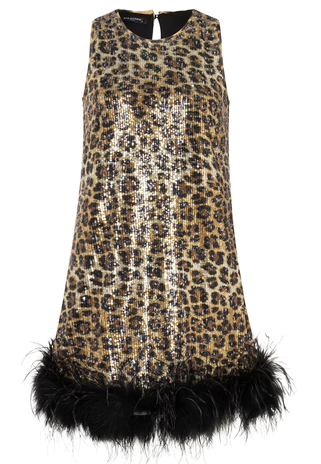 Ana Alcazar Celystis abito cocktail paillettes