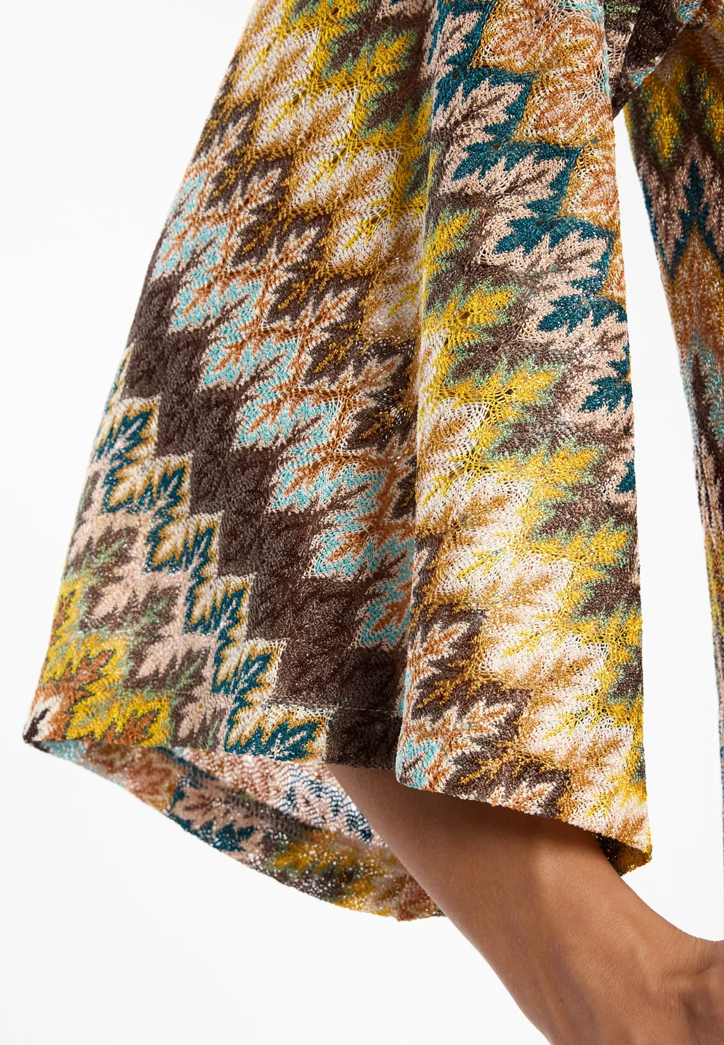 Ana Alcazar Disli abito maxi maglina zigzag