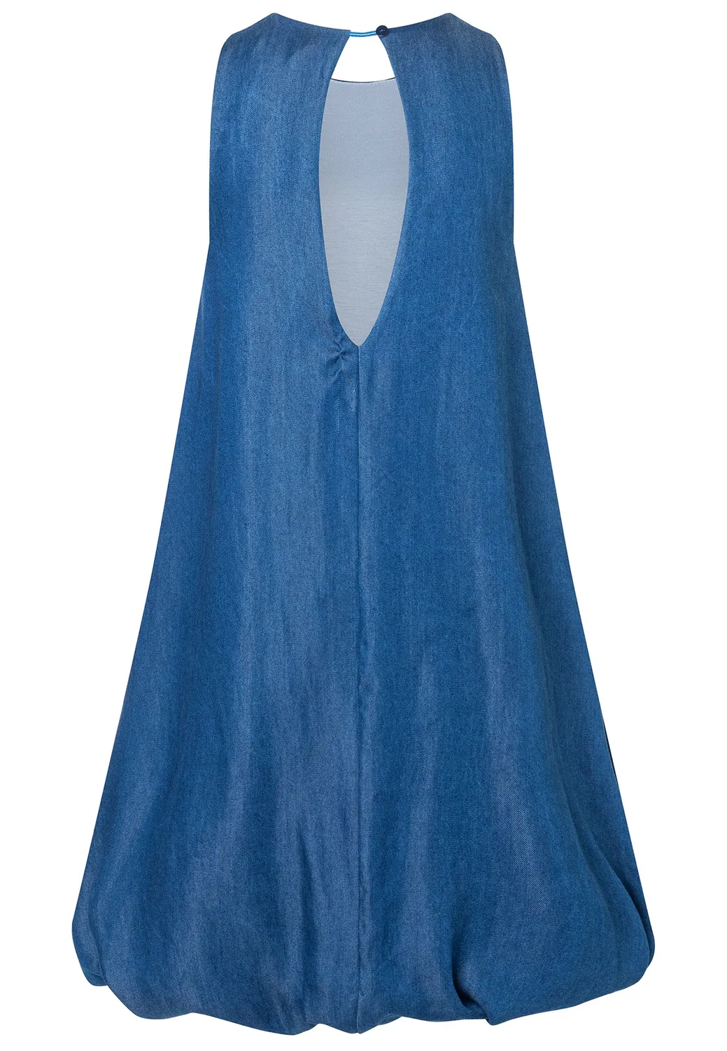 Ana Alcazar Darin abito denim palloncino blu scuro