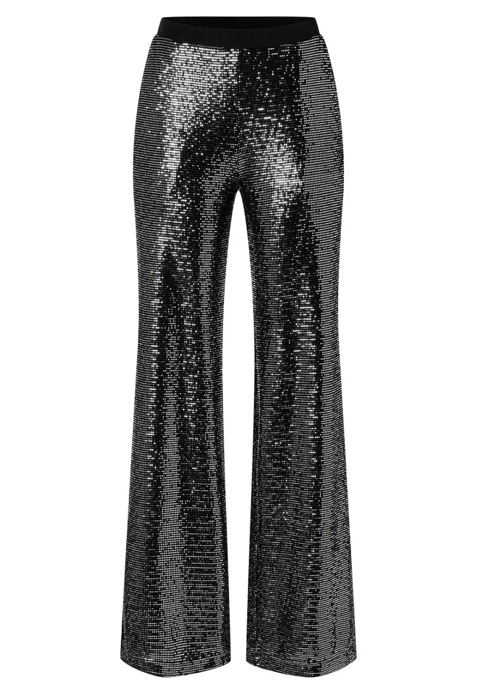 Ana Alcazar Ofyna pantaloni argento paillettes dritti