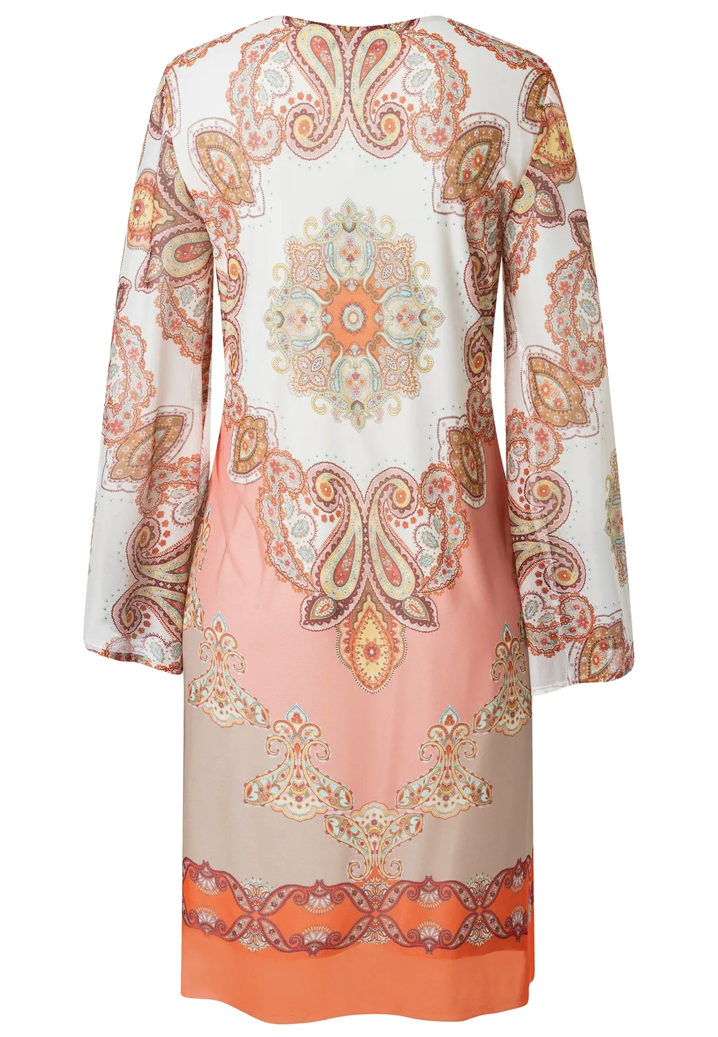 Ana Alcazar Doreniu abito tunica paisley pastello