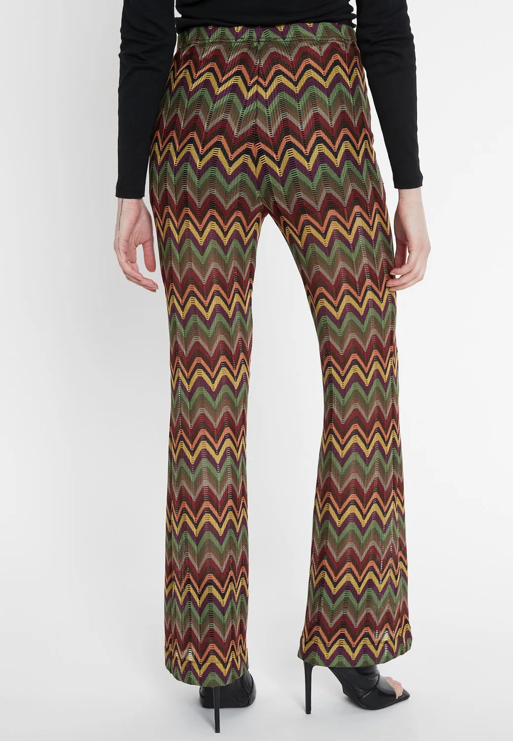 Ana Alcazar Susana pantaloni maglia svasati autunnali