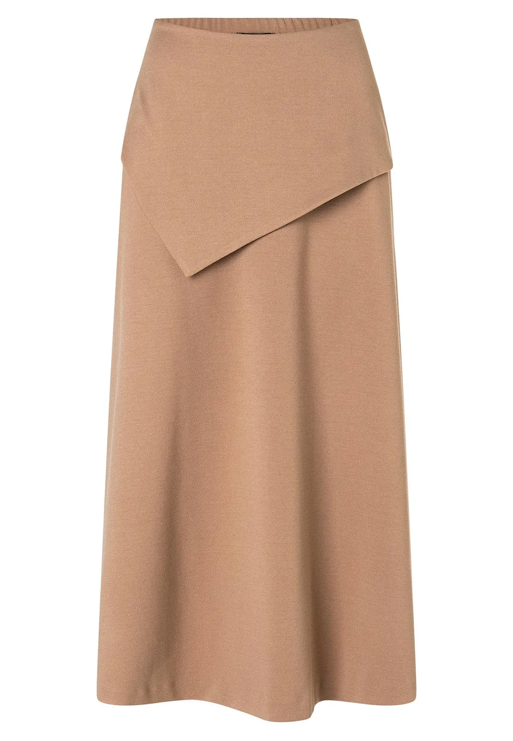 Ana Alcazar Ayora gonna midi beige jersey