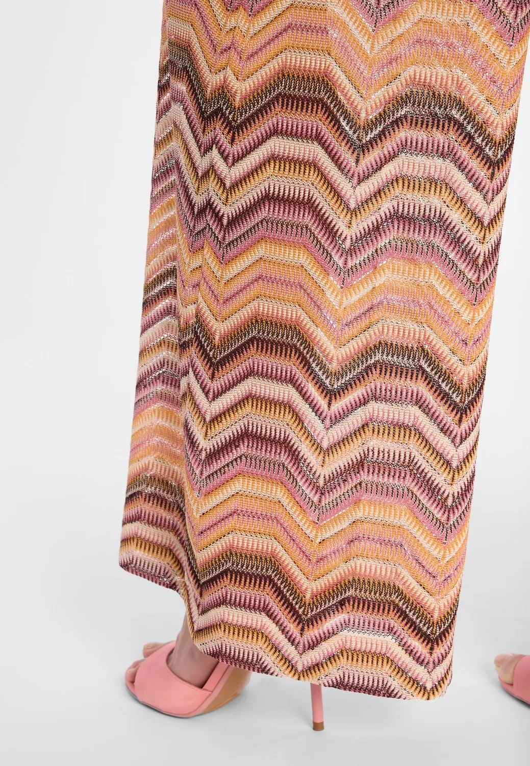 Ana Alcazar Doral pantaloni larghi maglia arancione rosa