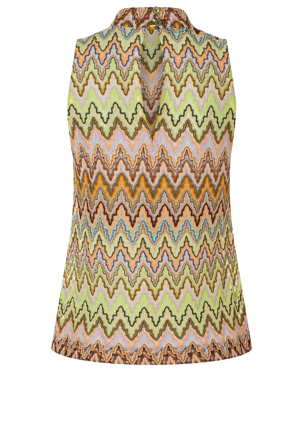 Ana Alcazar Posyma top maglia collo alto fantasia