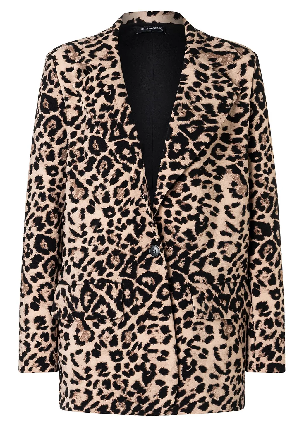 Ana Alcazar Ada blazer leopardato beige
