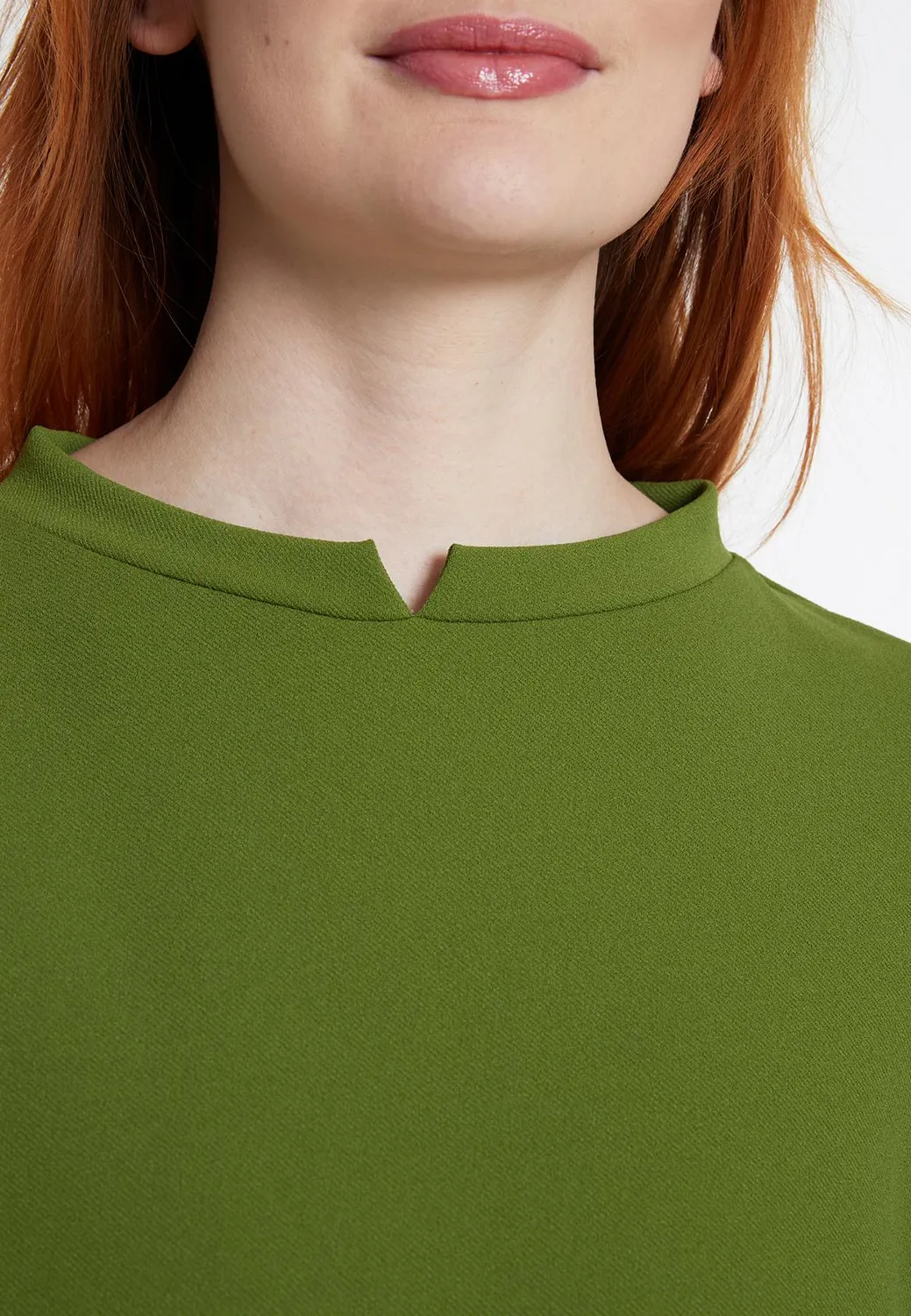 Ana Alcazar Sidena abito corto anni 60 verde mela