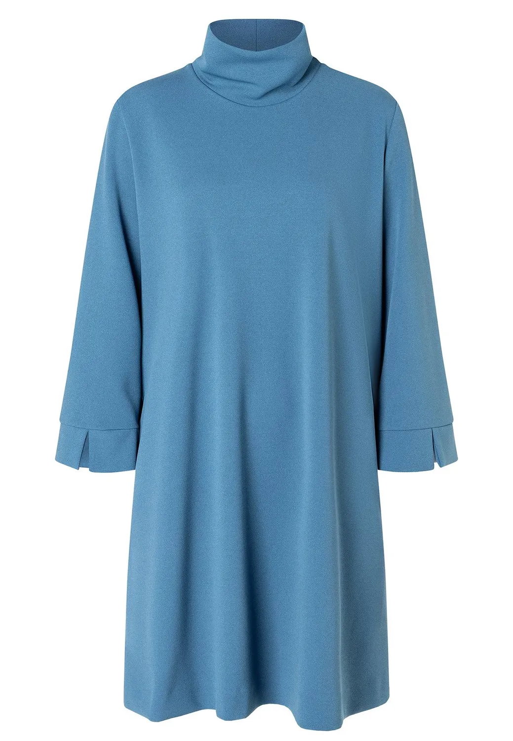 Ana Alcazar Adnea abito oversize blu collo alto tasche