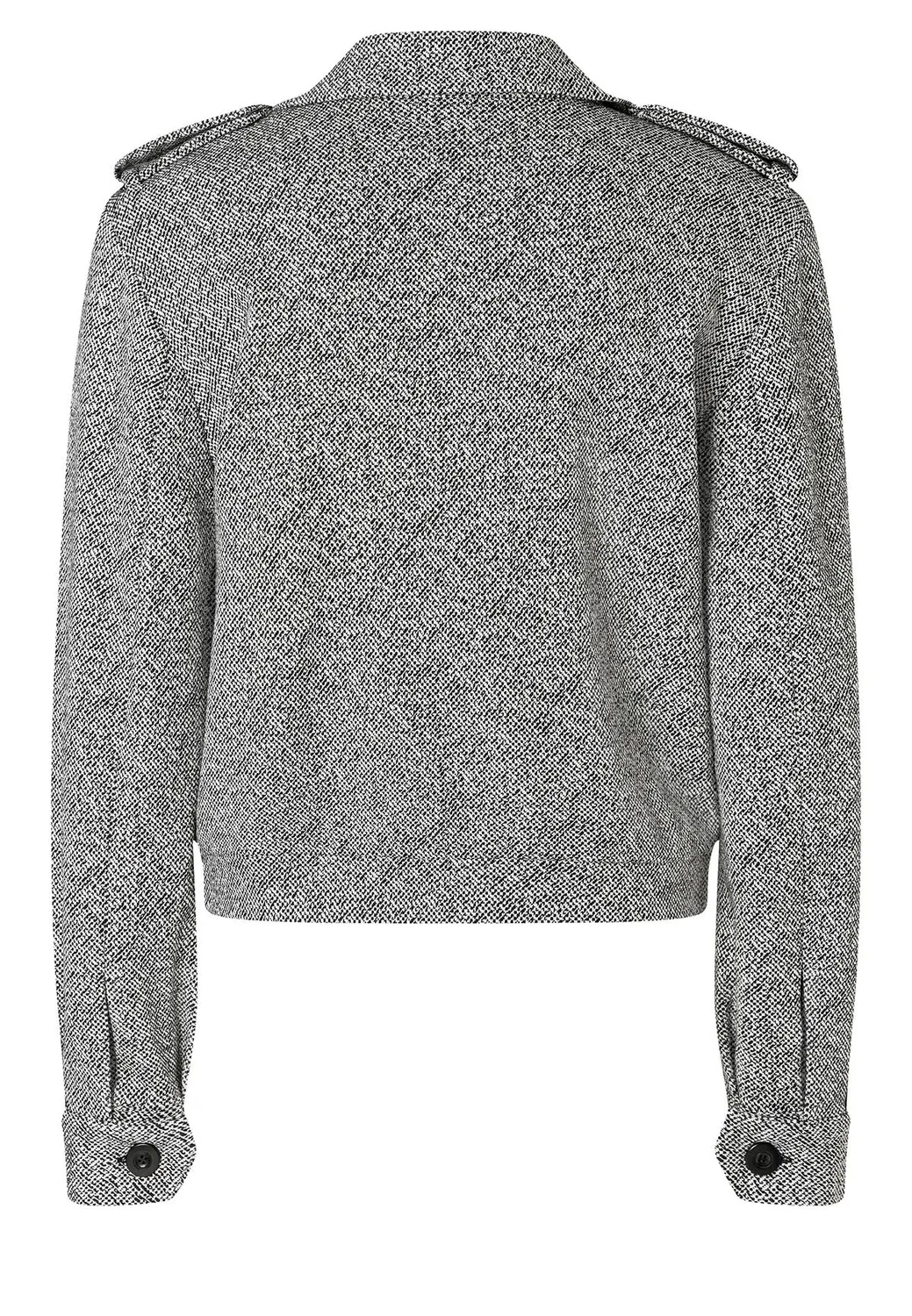 Ana Alcazar Alana giacca tweed grigia