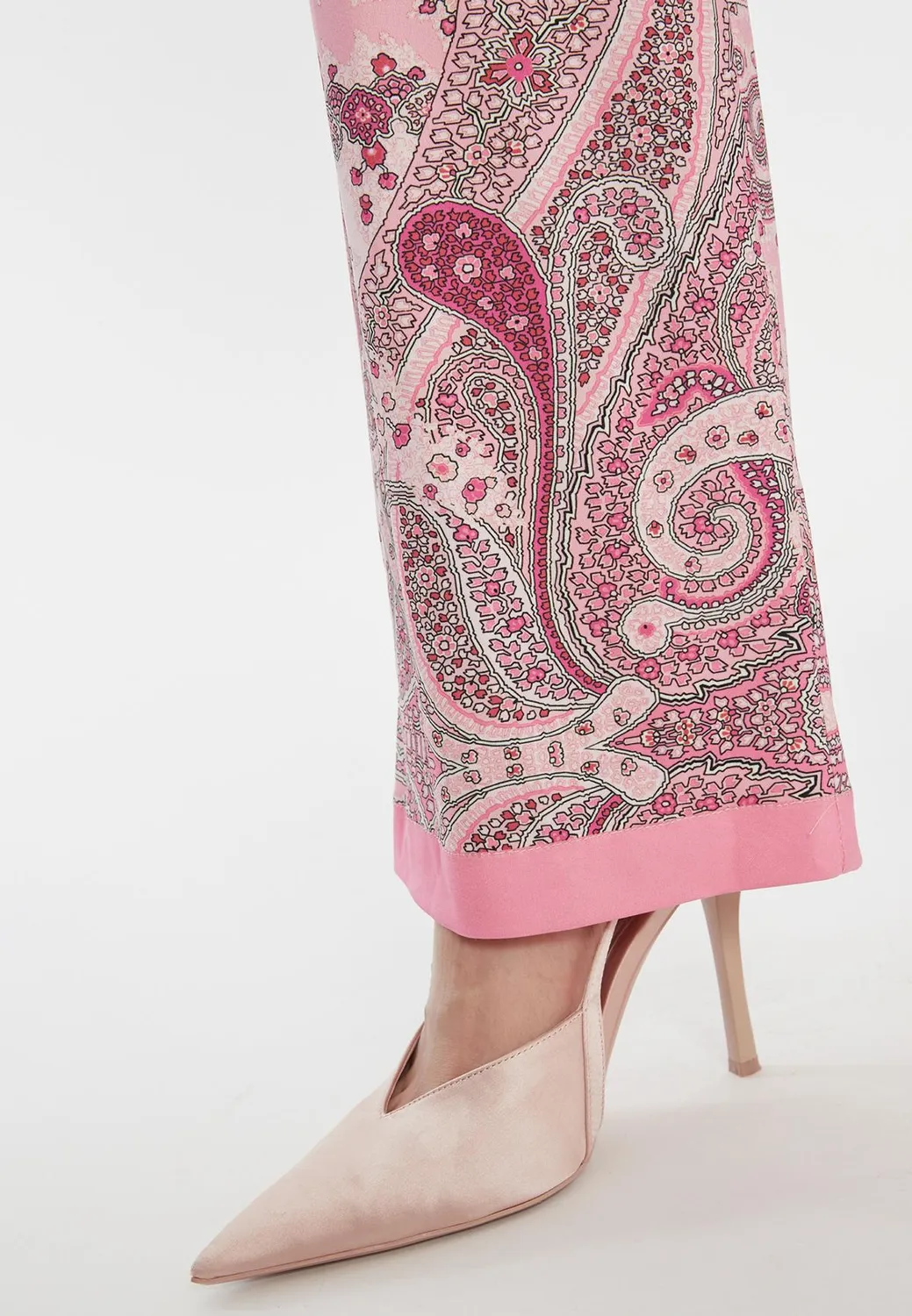 Ana Alcazar Zipala tuta rosa stampa paisley