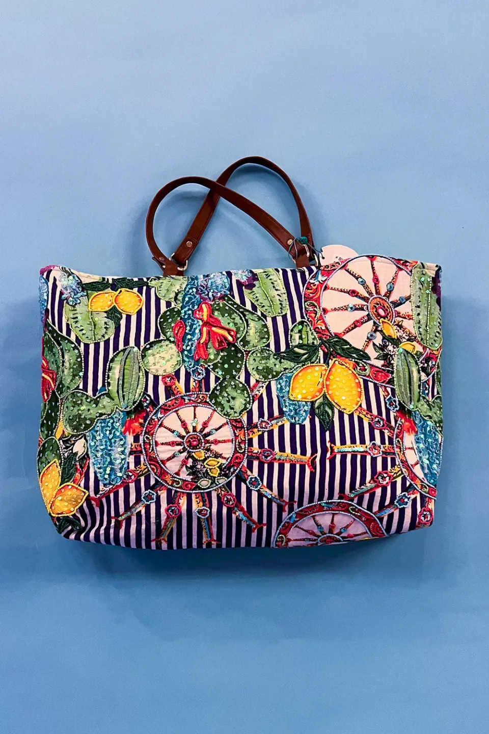 Antica Sartoria DV1726 borsa a mano cotone rosa