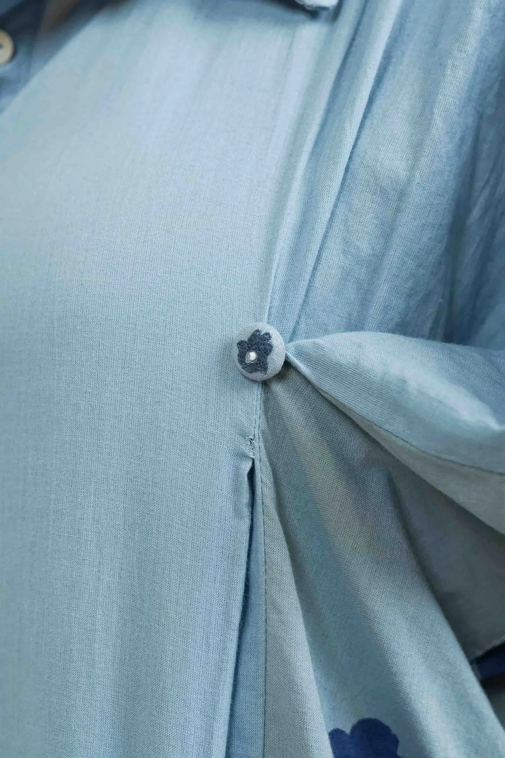 Our Dve S0024 camicia cotone blu taglia unica