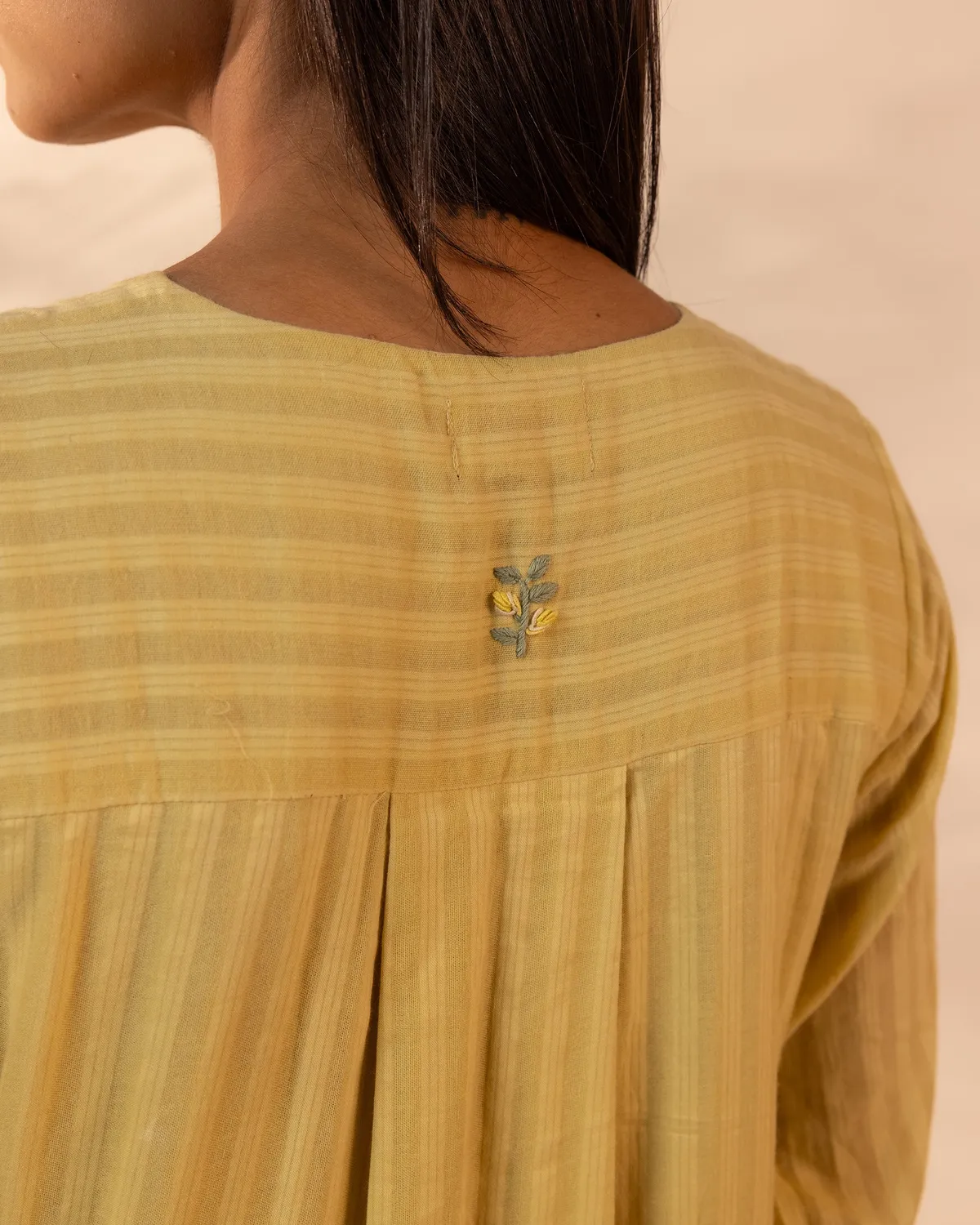 Our Dve Honeydew completo cotone giallo ocra