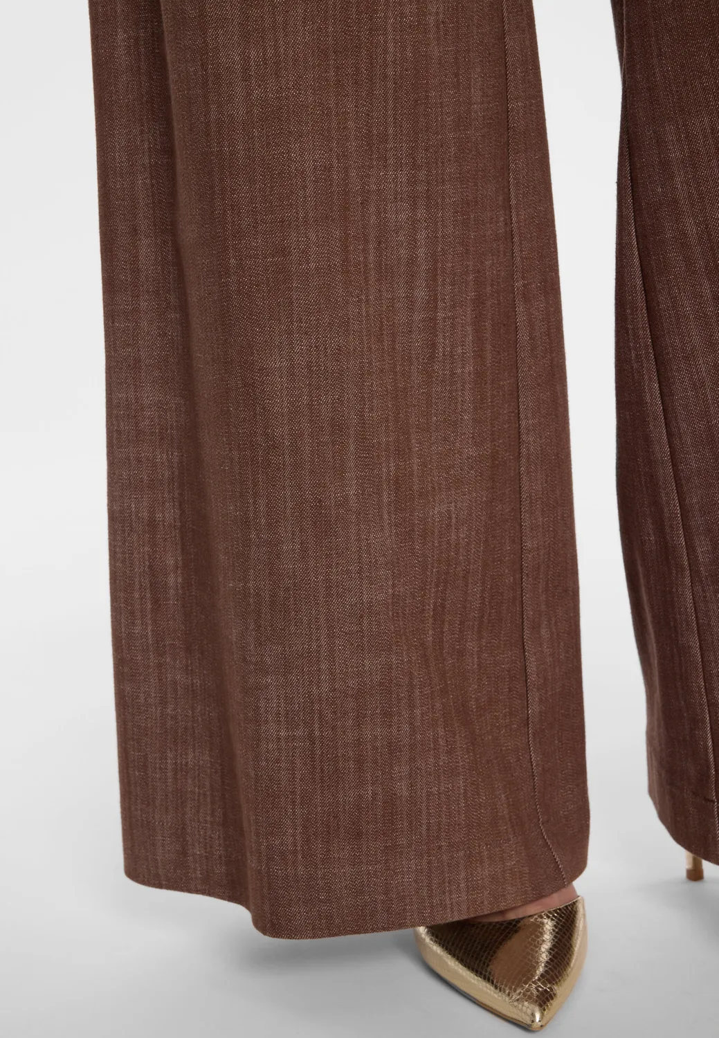 Ana Alcazar Endylis jeans marina cognac elasticizzato