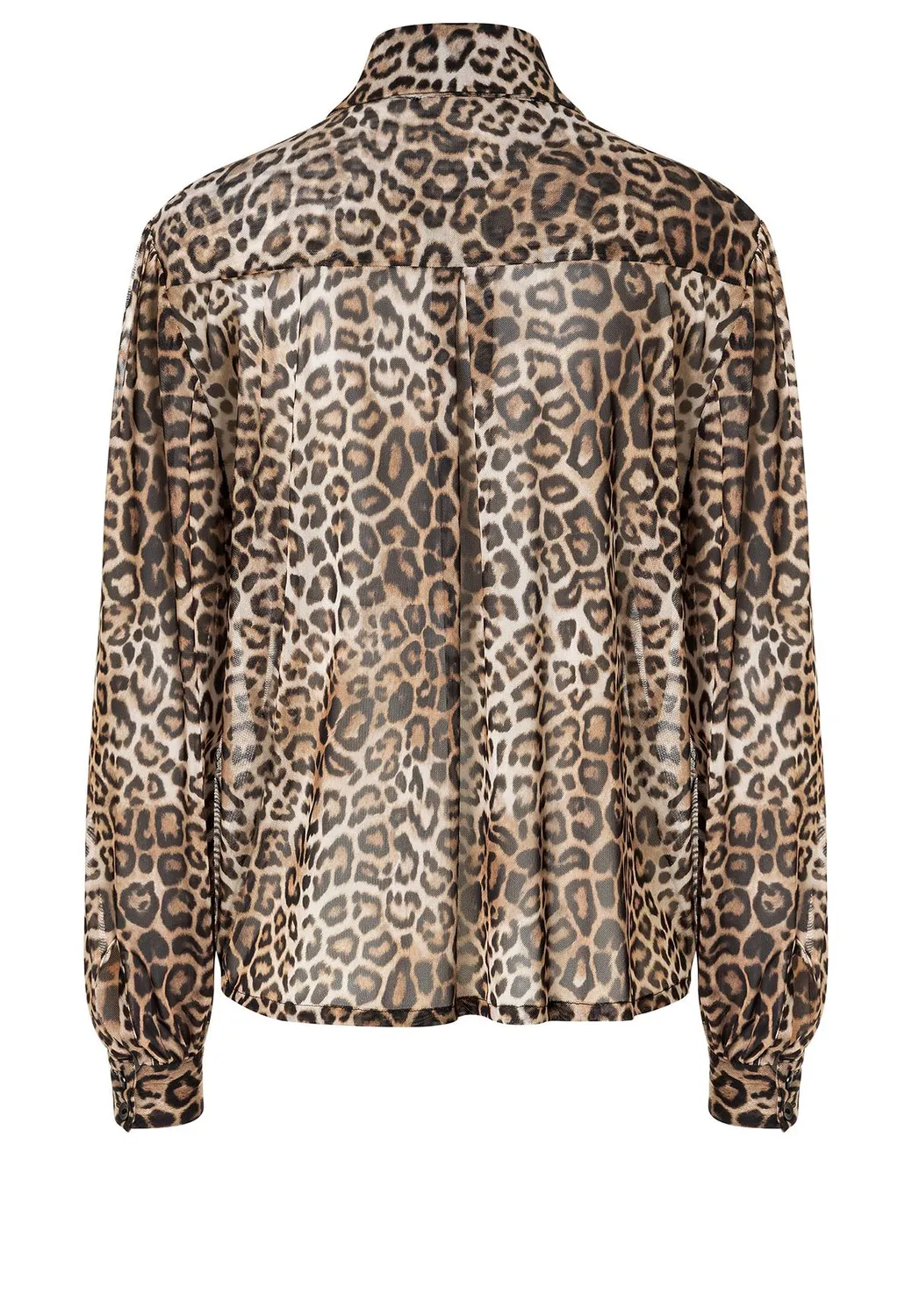 Ana Alcazar Aylea Camicetta Leopardata Fiocco