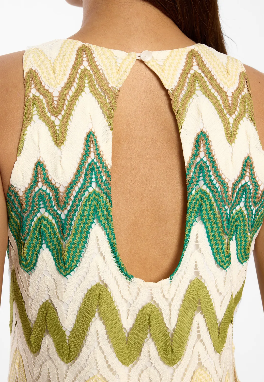 Ana Alcazar Dimra maxi abito maglia verde