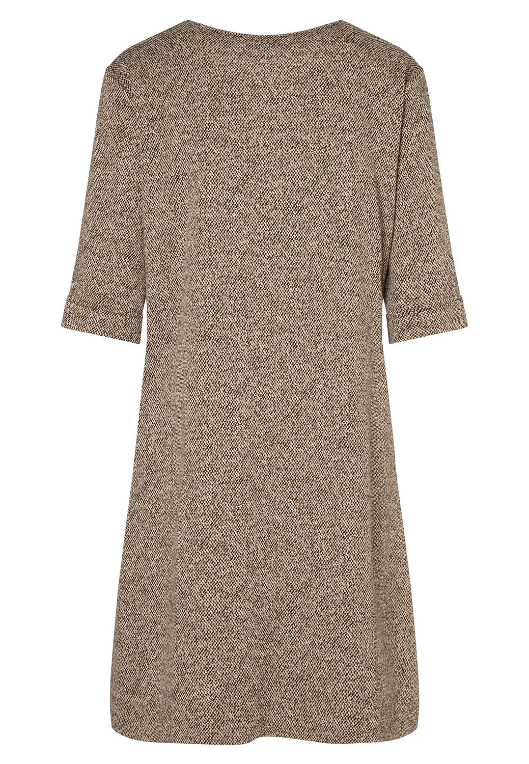 Ana Alcazar Pencil Dress abito tweed bottoni oro