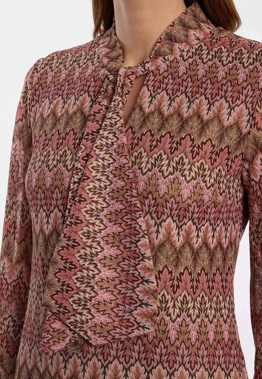 Ana Alcazar Eopathis abito traforato rosa corto