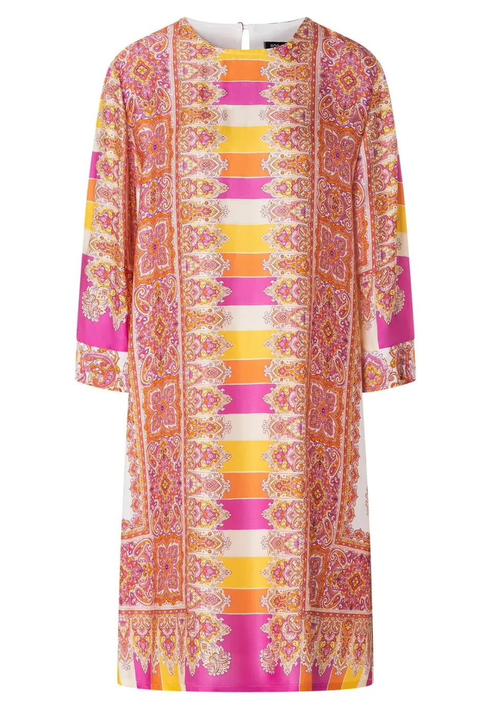 Ana Alcazar Kanisi abito camicia fantasia foulard