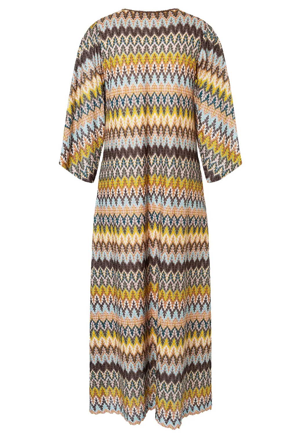 Ana Alcazar Disli abito maxi maglina zigzag